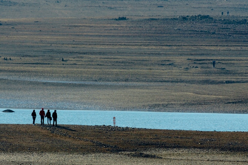 Water levels are at historic low levels at Folsom Lake. Photo: AmericanRiverWildlife.com